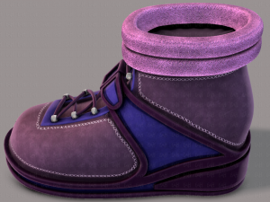 shoes cartoonv29 3D Modell