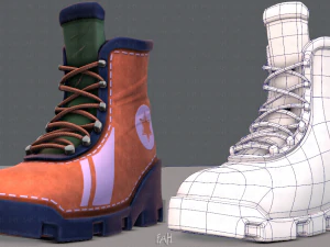 shoes cartoonv30 3D Model