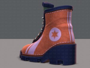 shoes cartoonv30 Modello 3D