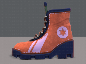 shoes cartoonv30 Modello 3D