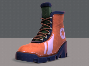 shoes cartoonv30 Modello 3D