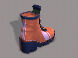shoes cartoonv30 Modello 3D