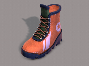 shoes cartoonv30 Modello 3D