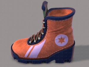 shoes cartoonv30 Modello 3D