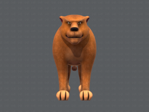 lion v01 3D 模型