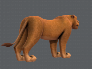 lion v01 3D 模型