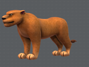 lion v01 3D 模型