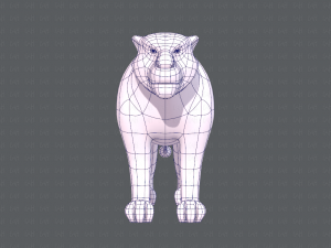 lion v01 3D 模型