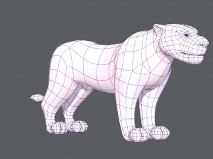 lion v01 3D 模型