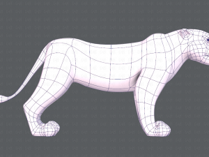 lion v01 3D 模型