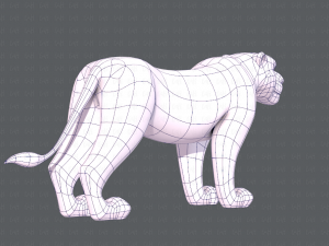 lion v01 3D 模型