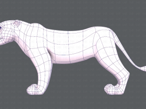 lion v01 3D 模型