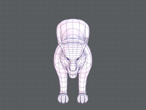 lion v01 3D 模型
