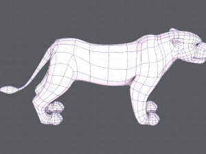 lion v01 3D 模型