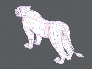 lion v01 3D 模型