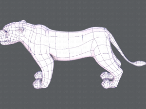 lion v01 3D 模型