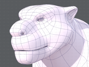 lion v01 3D 模型