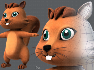 squirrel v01 3D Model