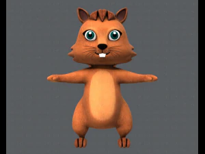 scoiattolo v01 Modello 3D