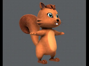 scoiattolo v01 Modello 3D