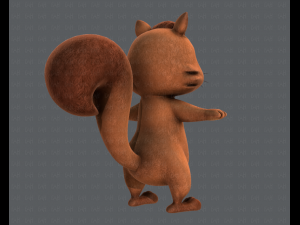 squirrel v01 3D 모델