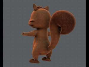 squirrel v01 3D 모델