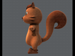 squirrel v01 3D 모델
