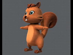 scoiattolo v01 Modello 3D