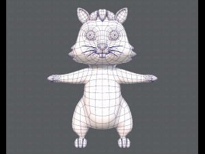 squirrel v01 3D 모델