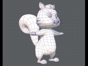squirrel v01 3D 모델
