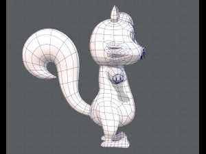 squirrel v01 3D 모델
