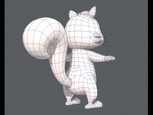 squirrel v01 3D 모델