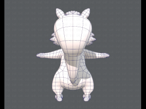 squirrel v01 3D 모델