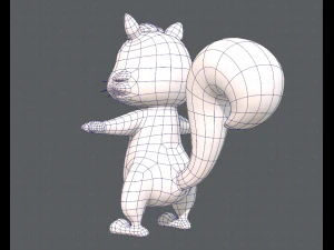 scoiattolo v01 Modello 3D