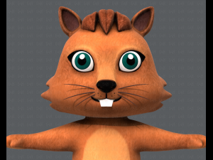 squirrel v01 3D 모델