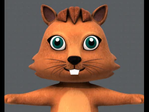 scoiattolo v01 Modello 3D
