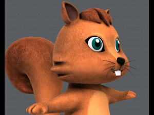 squirrel v01 3D 모델