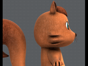 squirrel v01 3D 모델
