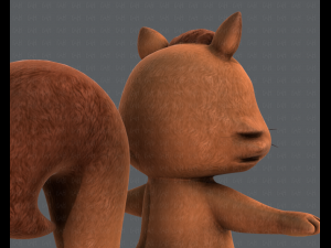 squirrel v01 3D 모델