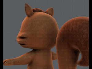 squirrel v01 3D 모델