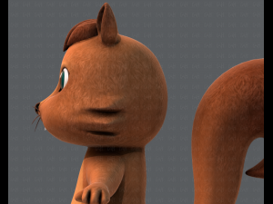 squirrel v01 3D 모델
