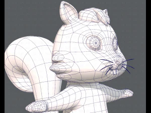 scoiattolo v01 Modello 3D