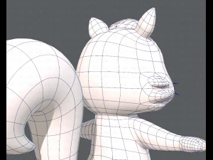 scoiattolo v01 Modello 3D