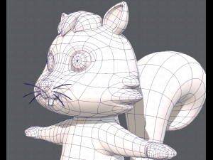 squirrel v01 3D 모델