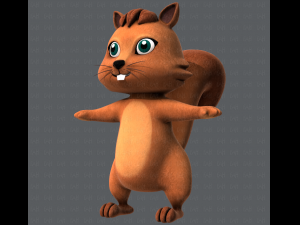 squirrel v01 3D 모델