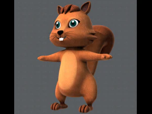 scoiattolo v01 Modello 3D