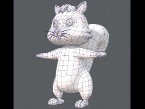 scoiattolo v01 Modello 3D