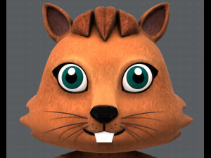 squirrel v01 3D 모델