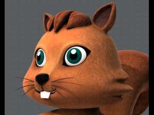 squirrel v01 3D 모델