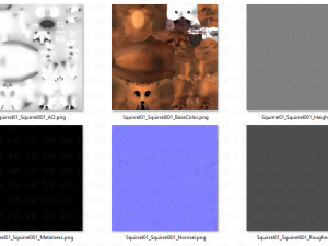 squirrel v01 3D 모델
